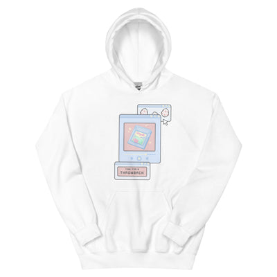 Time for a Throwback | Unisex Hoodie | Retro Gaming Threads & Thistles Inventory White S 