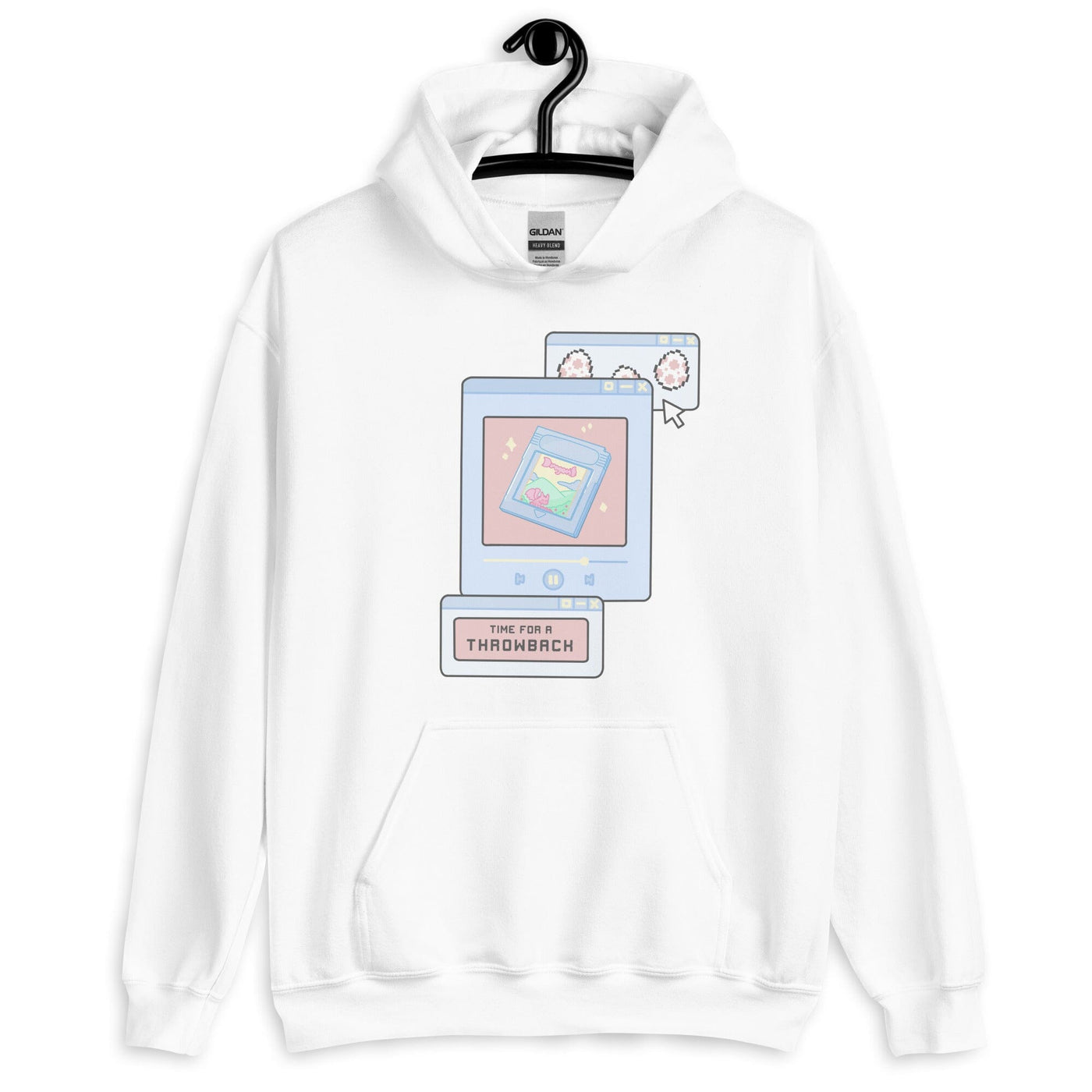 Time for a Throwback | Unisex Hoodie | Retro Gaming Threads & Thistles Inventory 