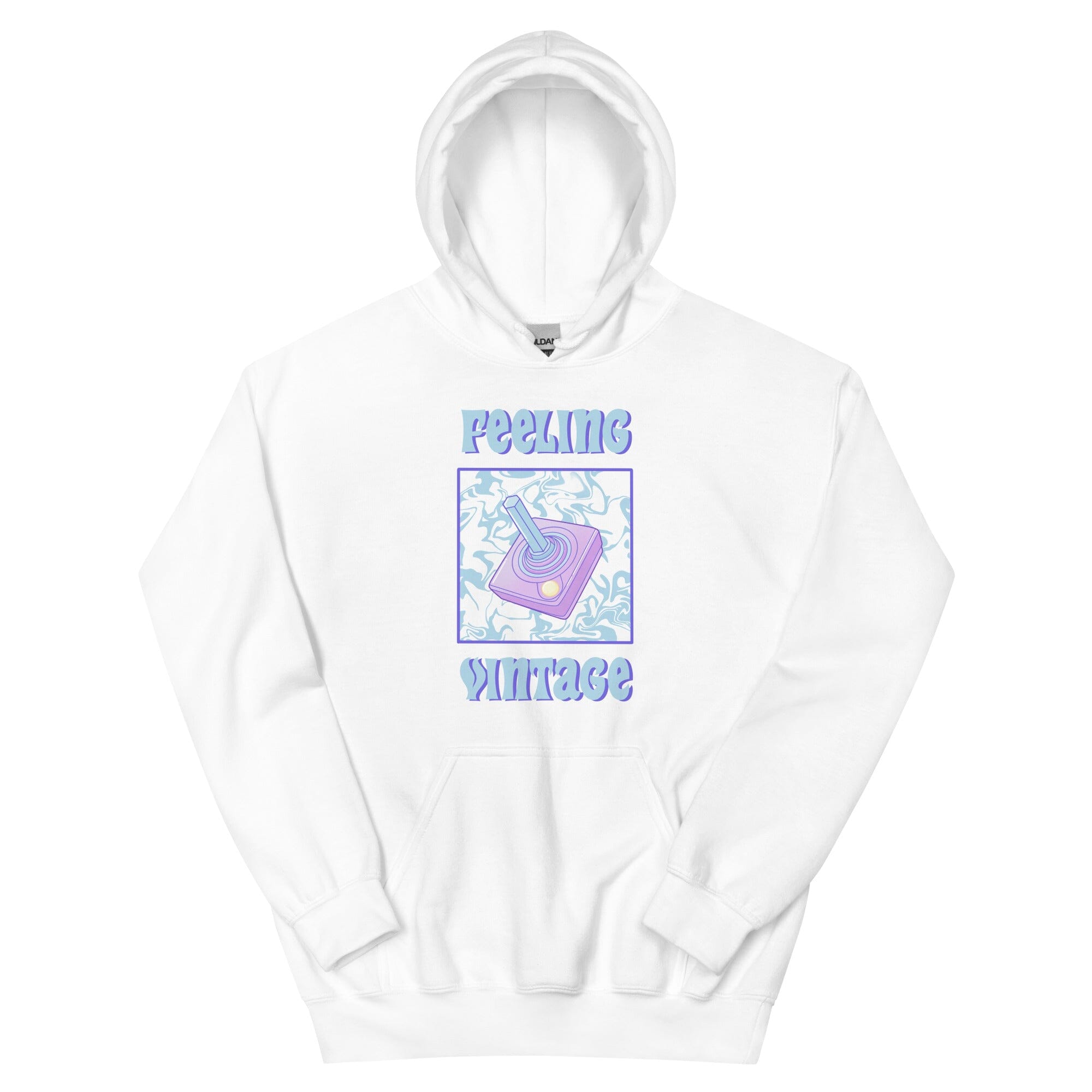 Feeling Vinatge | Unisex Hoodie | Retro Gaming Threads & Thistles Inventory White S 