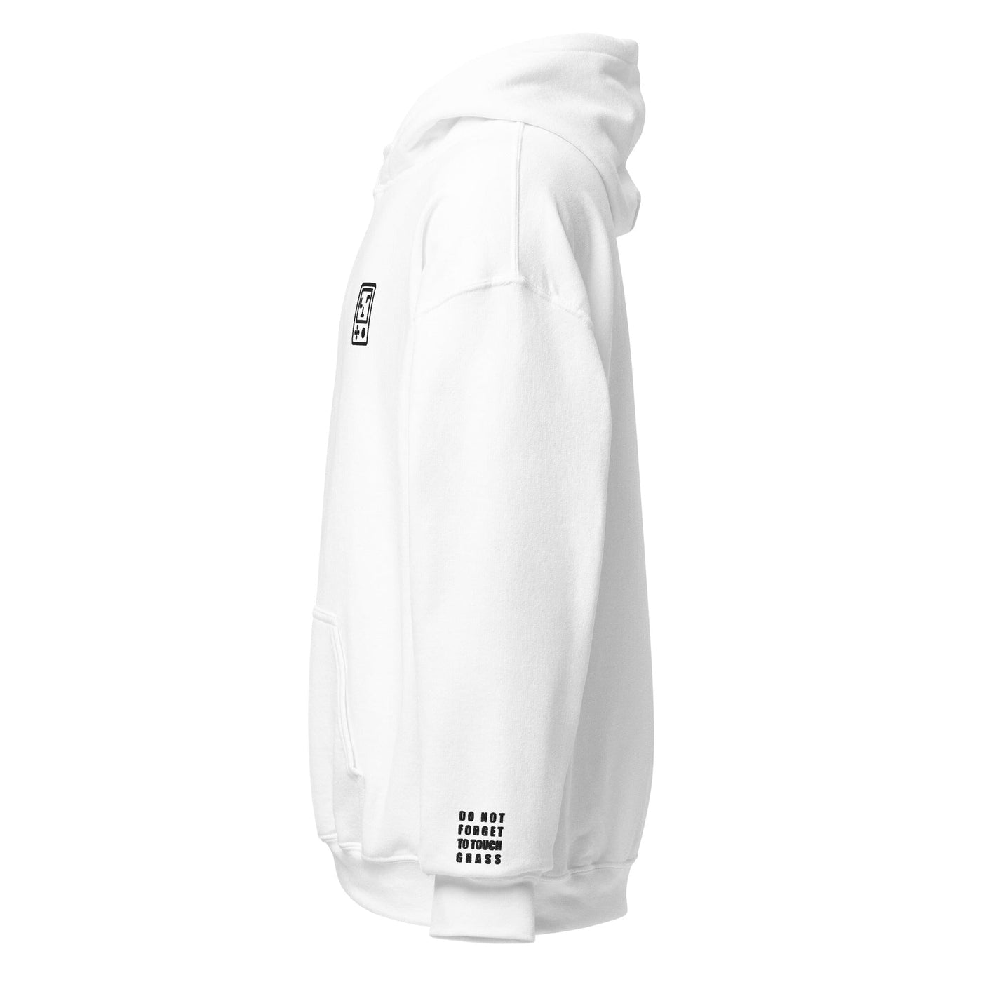 Touch Grass | Embroidered Unisex Hoodie | Gamer Affirmations Threads & Thistles Inventory 