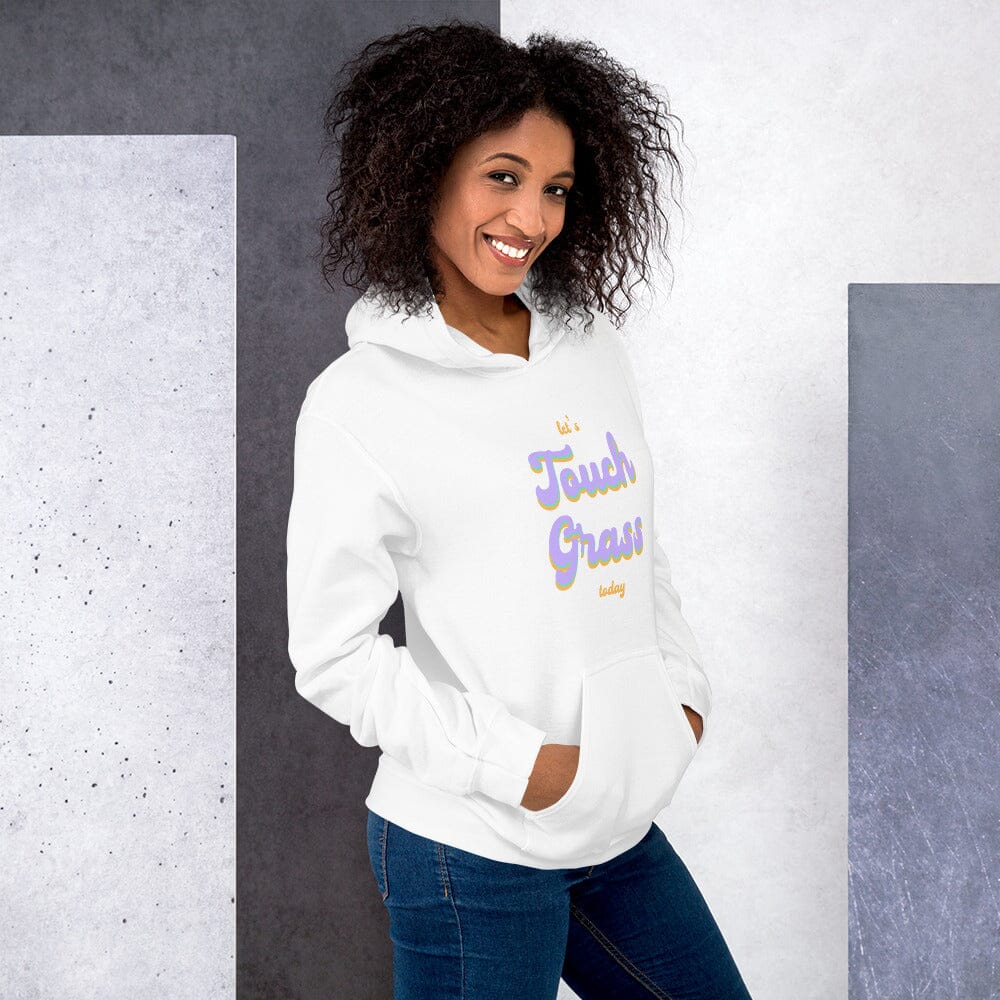 Touch Grass | Unisex Hoodie | Gamer Affirmations Threads & Thistles Inventory 
