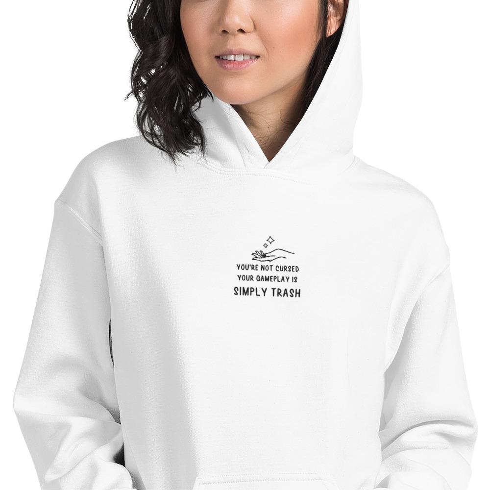 You're Not Cursed | Embroidered Unisex Hoodie Threads and Thistles Inventory 