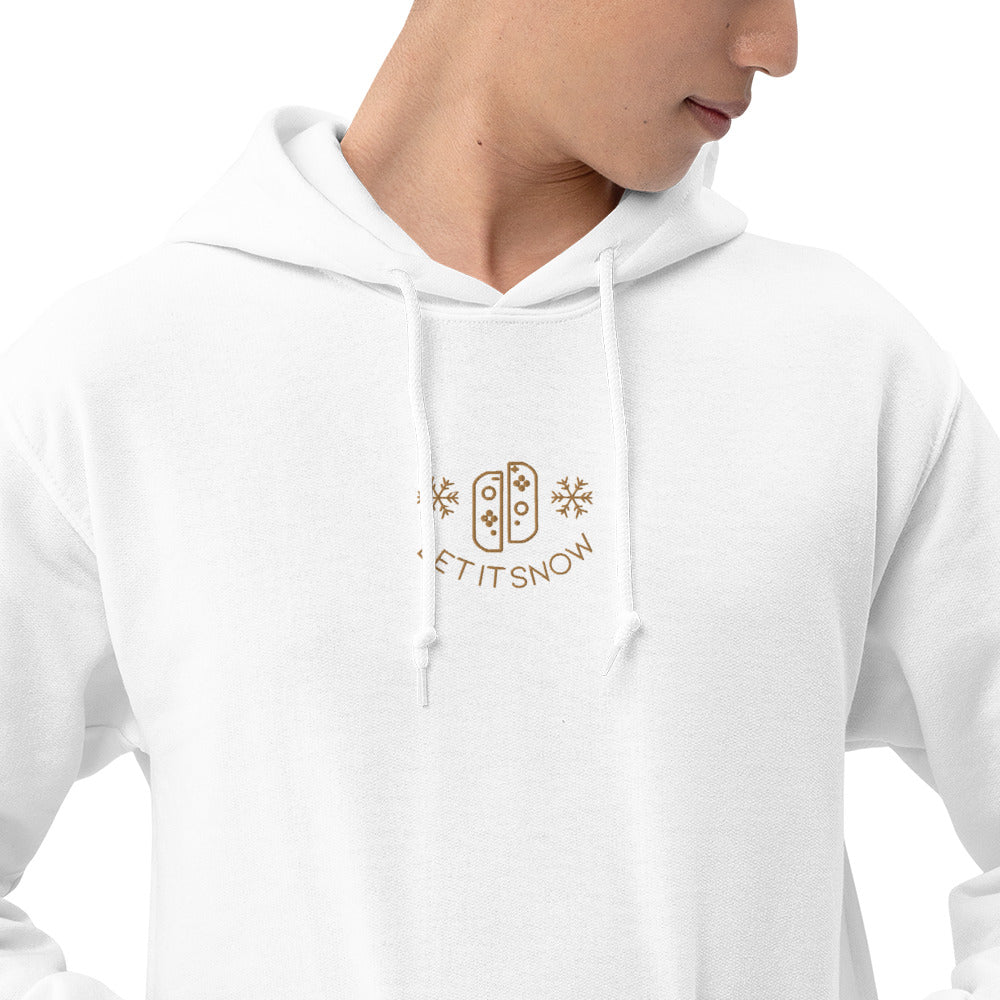 Cozy Gamer Christmas | Embroidered Unisex Hoodie Threads & Thistles Inventory 