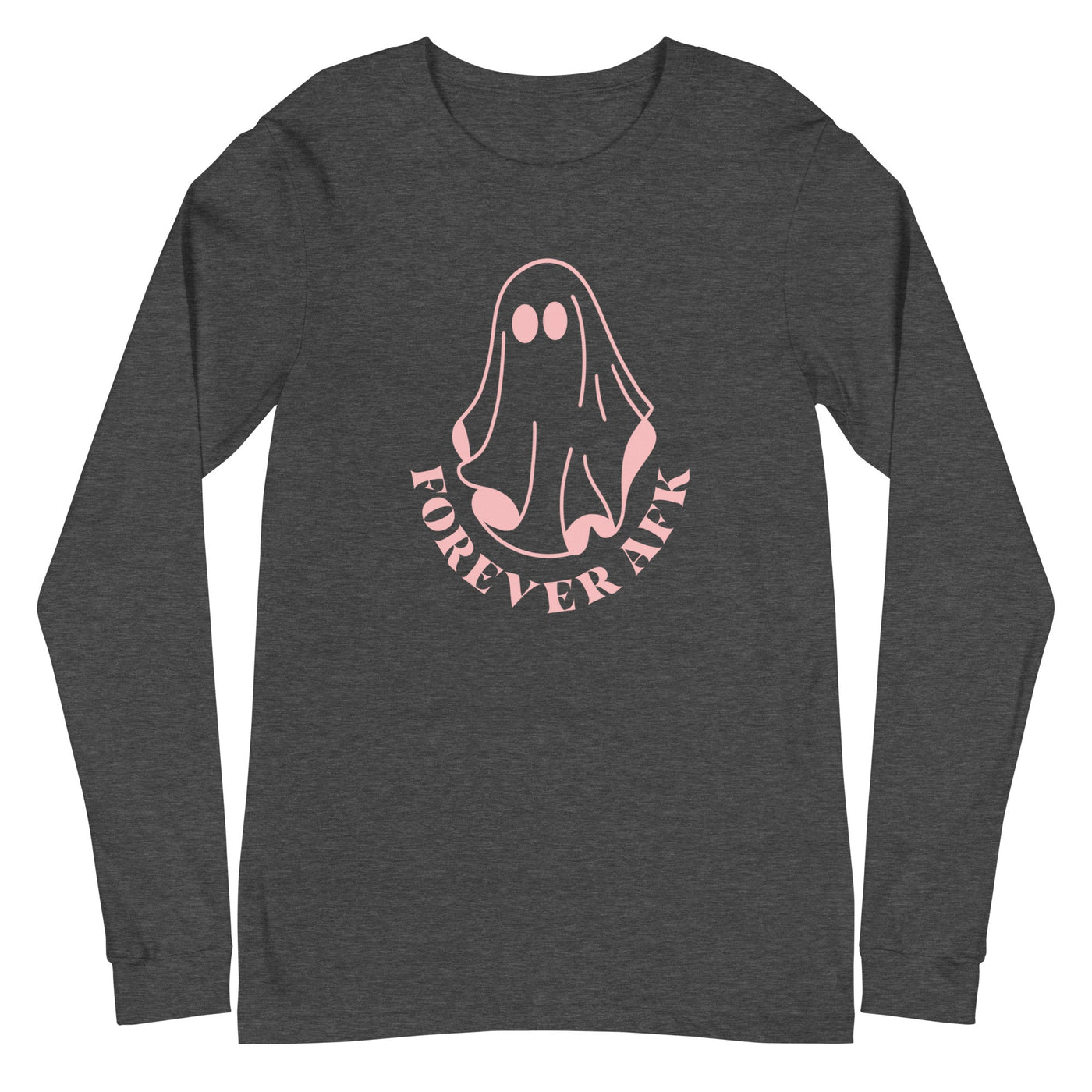 Forever AFK | Fall Unisex Long Sleeve Tee Threads & Thistles Inventory Dark Grey Heather XS 