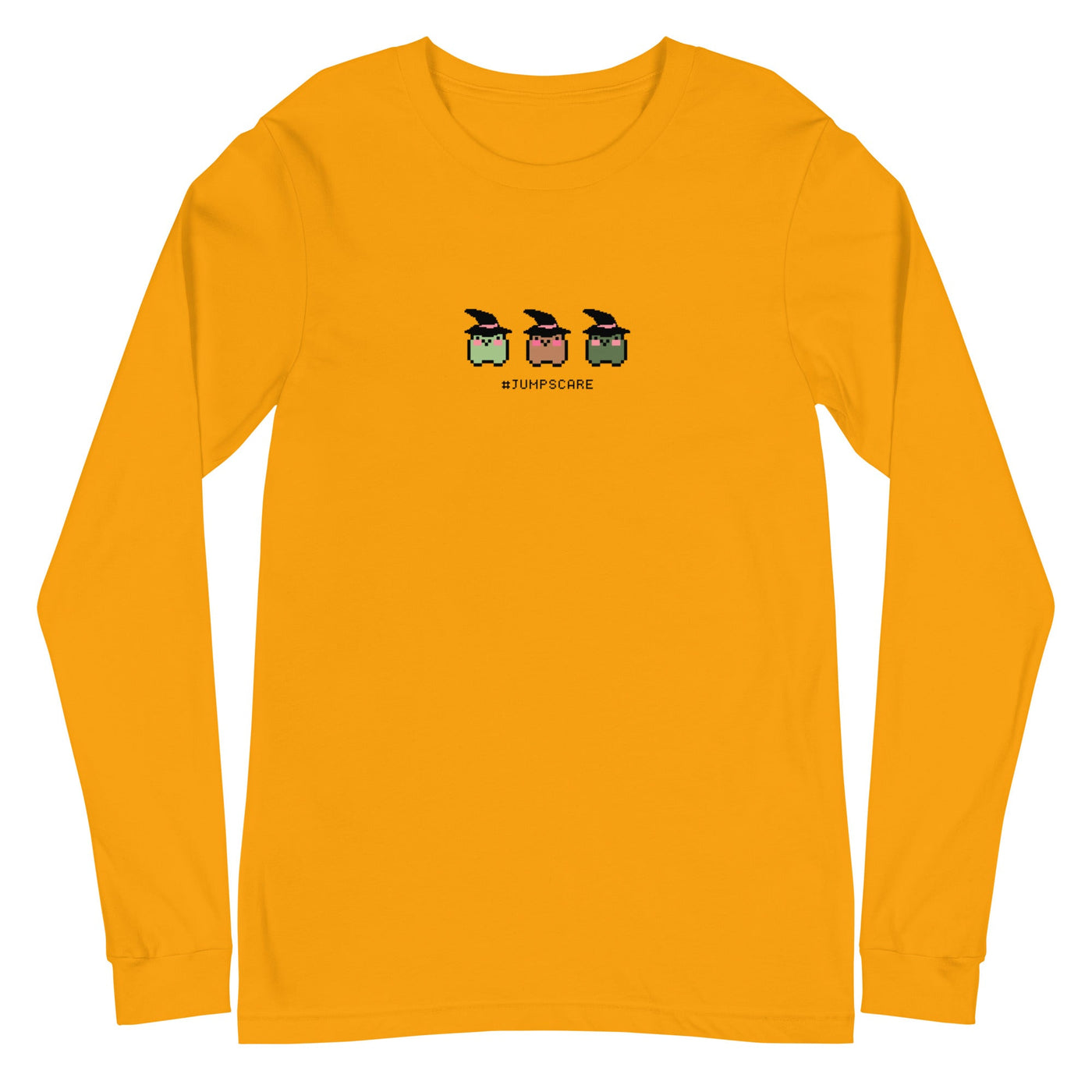 #Jumpscare | Fall Unisex Long Sleeve Tee Threads & Thistles Inventory Gold XS 