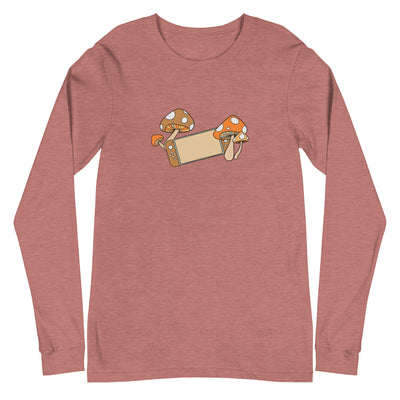 Fall Switch | Unisex Long Sleeve Tee | Fall Cozy Gamer Threads & Thistles Inventory Heather Mauve XS 