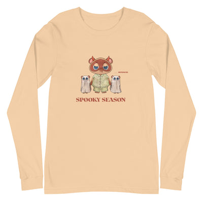 Spooky Season | Unisex Long Sleeve Tee | Animal Crossing Fall Cozy Gamer Threads and Thistles Inventory Sand Dune XS 