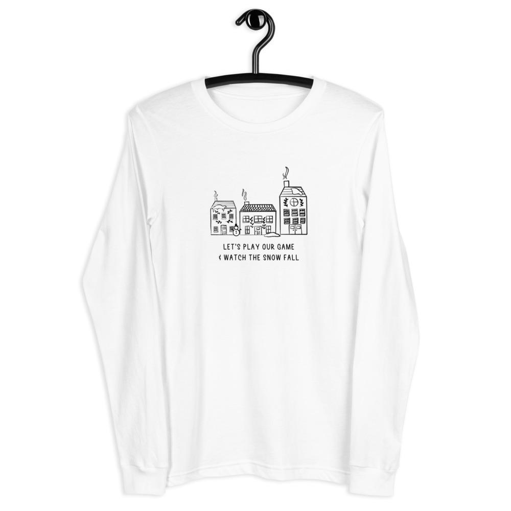 Play Our Game | Seasonal Unisex Long Sleeve Tee Threads and Thistles Inventory 