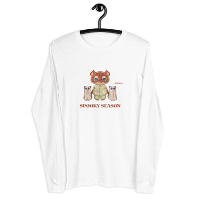 Spooky Season | Unisex Long Sleeve Tee | Animal Crossing Fall Cozy Gamer Threads and Thistles Inventory 