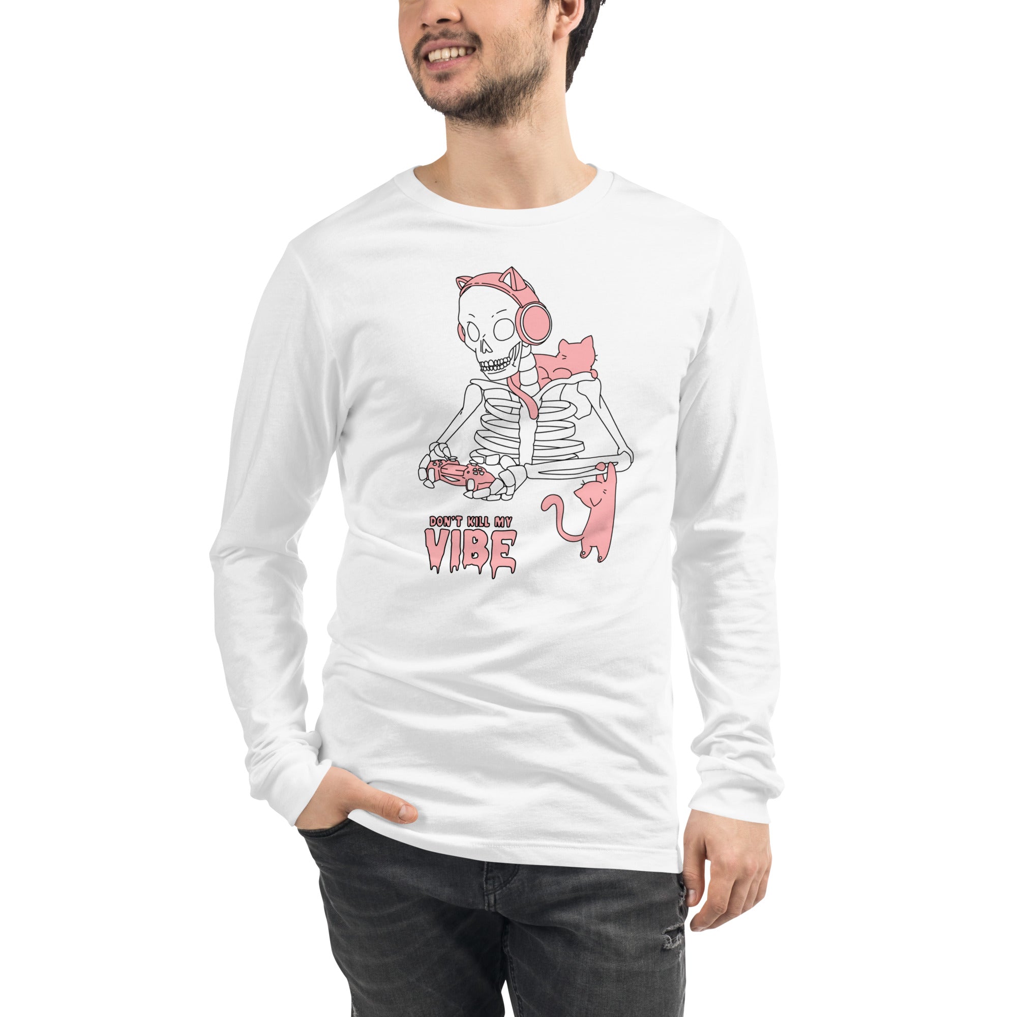 Don't Kill my Vibe | Fall Unisex Long Sleeve Tee Threads & Thistles Inventory 