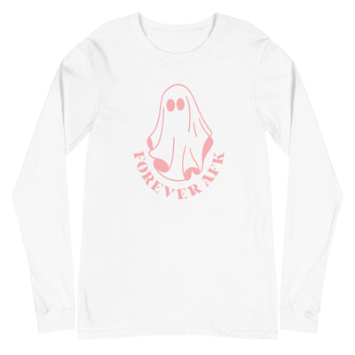Forever AFK | Fall Unisex Long Sleeve Tee Threads & Thistles Inventory White XS 