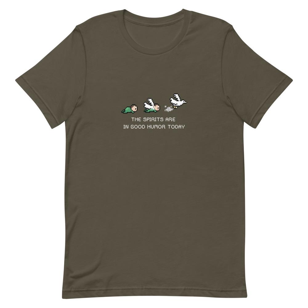 Good Humor | Short-Sleeve Unisex T-Shirt | Stardew Valley Threads and Thistles Inventory Army S 
