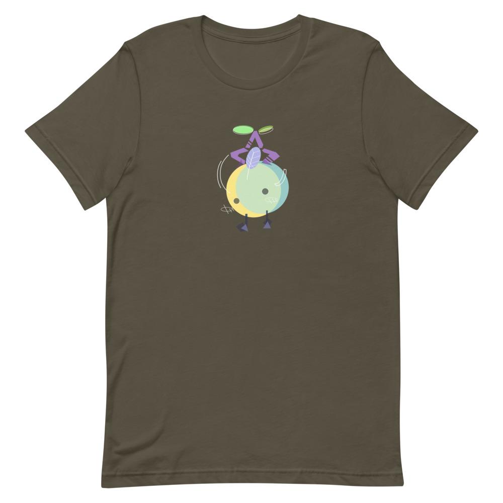 Picasso Junimo LIMITED EDITION | Short-Sleeve Unisex T-Shirt | Stardew Valley Threads and Thistles Inventory Army S 