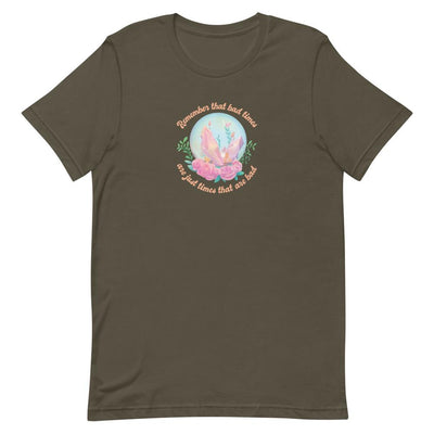 Remember | Short-Sleeve Unisex T-Shirt | Animal Crossing Threads and Thistles Inventory Army S 