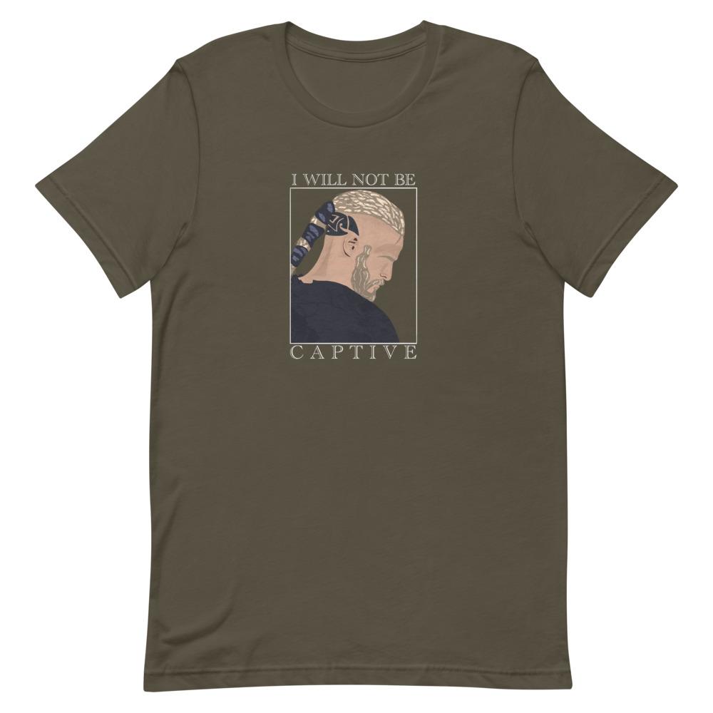 Captive | Short-Sleeve Unisex T-Shirt | Assassin's Creed Threads and Thistles Inventory Army S 