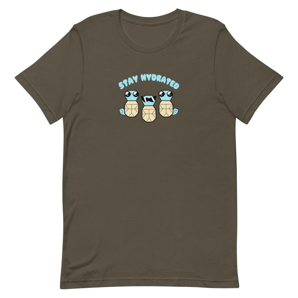 Stay Hydrated | Short-Sleeve Unisex T-Shirt | Pokemon Threads and Thistles Inventory Army S 