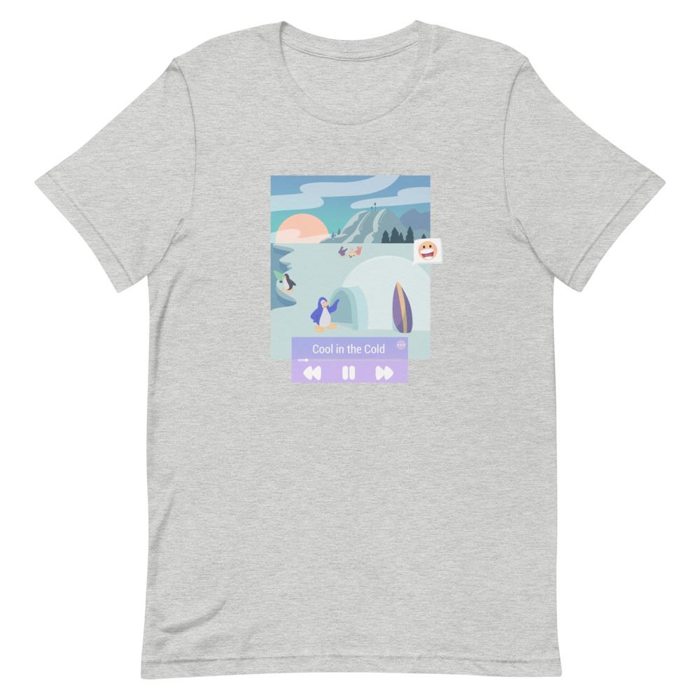 Cool in the Cold | Short-Sleeve Unisex T-Shirt | Club Penguin Threads and Thistles Inventory Athletic Heather S 
