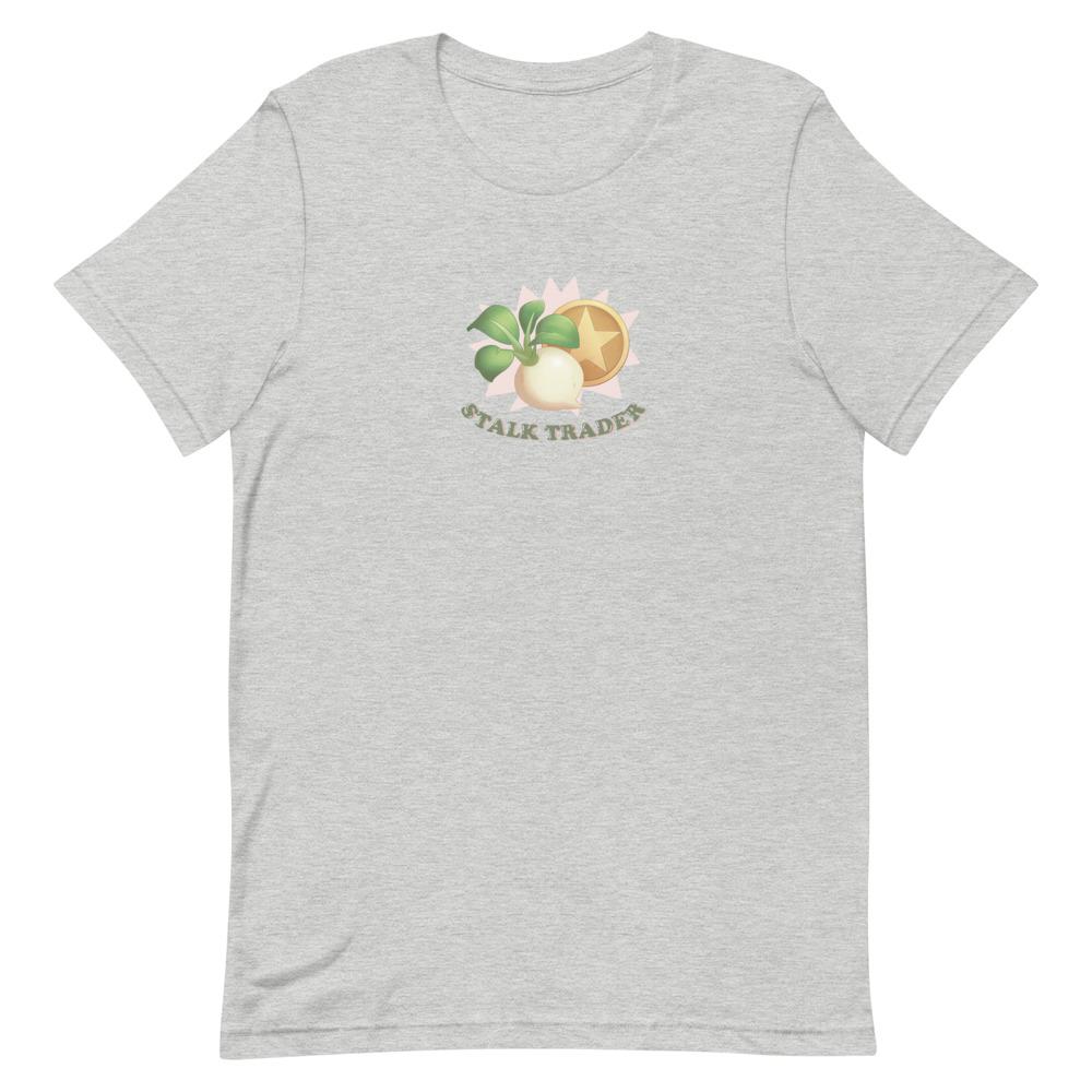 Stalk Trader | Short-Sleeve Unisex T-Shirt | Animal Crossing Threads and Thistles Inventory Athletic Heather S 