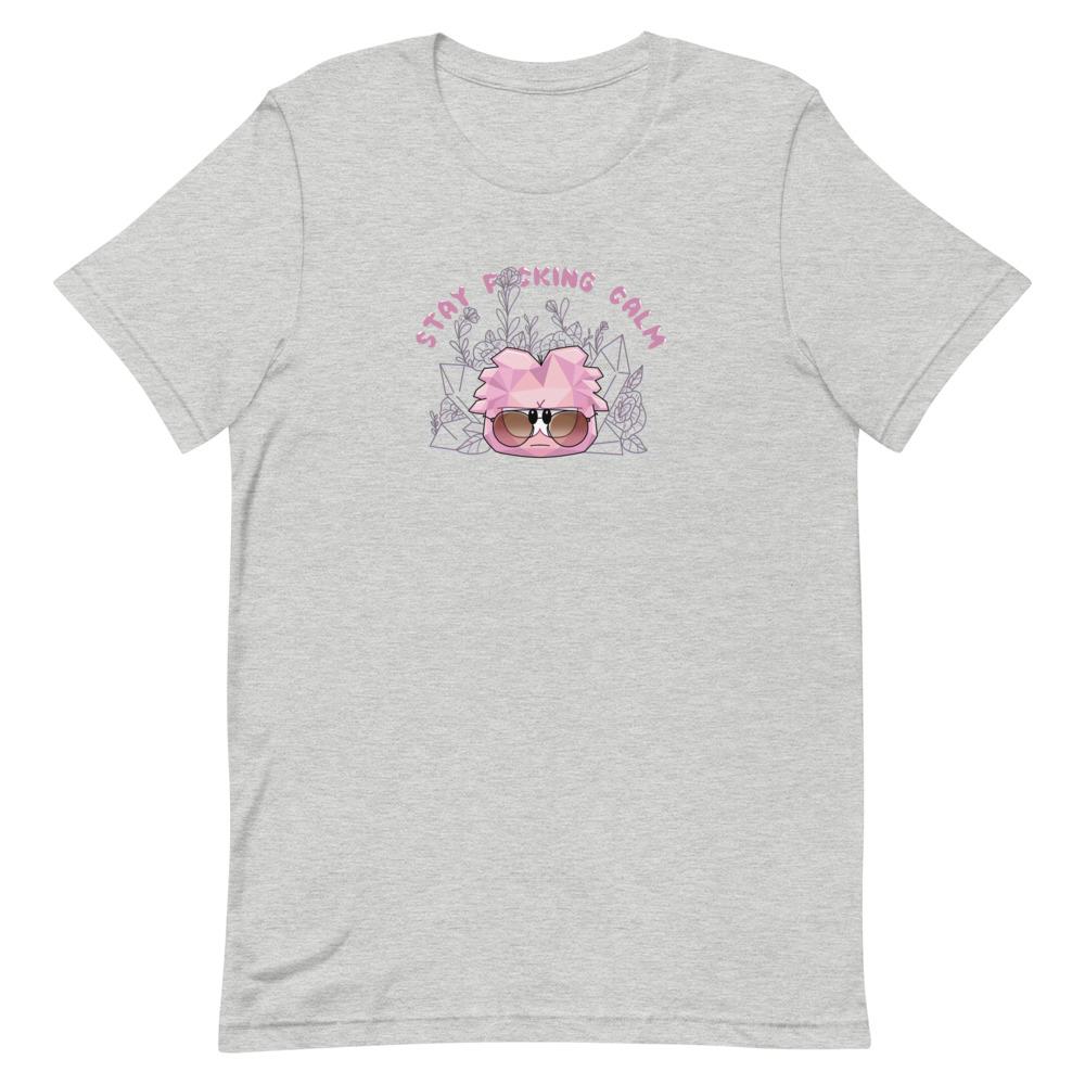 Stay Calm | Short-Sleeve Unisex T-Shirt | Club penguin Threads and Thistles Inventory Athletic Heather S 