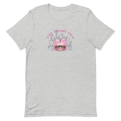 Stay Calm | Short-Sleeve Unisex T-Shirt | Club penguin Threads and Thistles Inventory Athletic Heather S 
