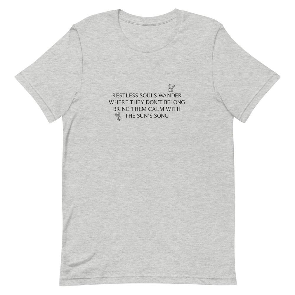 Sun’s Song | Short-Sleeve Unisex T-Shirt | The Legend of Zelda Threads and Thistles Inventory Athletic Heather 4XL 