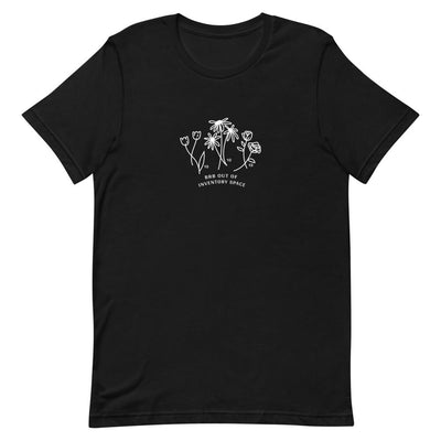 BRB Out Of Inventory | Short-Sleeve Unisex T-Shirt | Animal Crossing Threads and Thistles Inventory Black S 