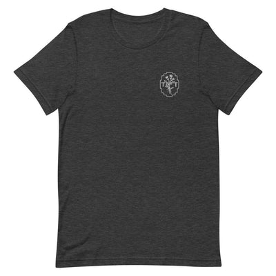 TTInventory Brand Logo | Short-Sleeve Unisex T-Shirt Threads and Thistles Inventory Dark Grey Heather S 