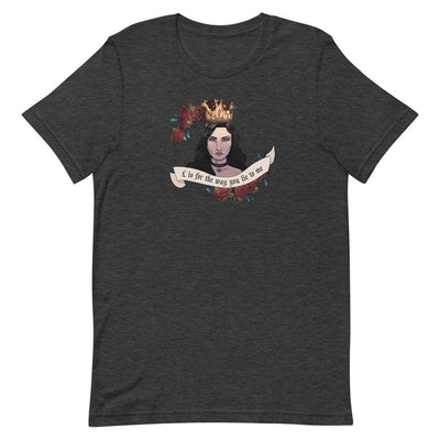 Lie to me | Short-Sleeve Unisex T-Shirt | The Witcher Threads and Thistles Inventory Dark Grey Heather S 