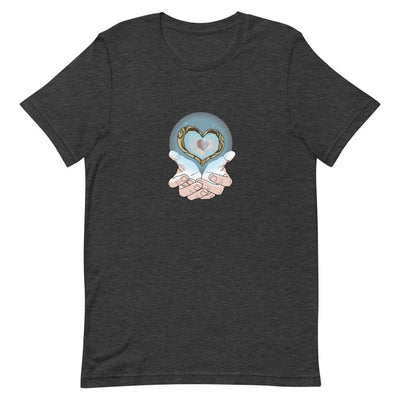 Piece of Heart | Short-Sleeve Unisex T-Shirt | The Legend of Zelda Threads and Thistles Inventory Dark Grey Heather XS 