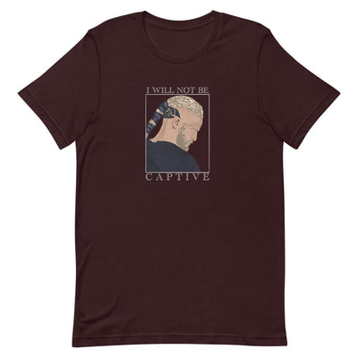 Captive | Short-Sleeve Unisex T-Shirt | Assassin's Creed Threads and Thistles Inventory Oxblood Black S 