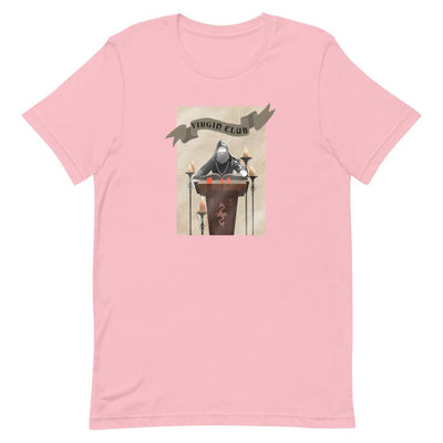 Virgin Club | Short-Sleeve Unisex T-Shirt | Skyrim Threads and Thistles Inventory Pink S 