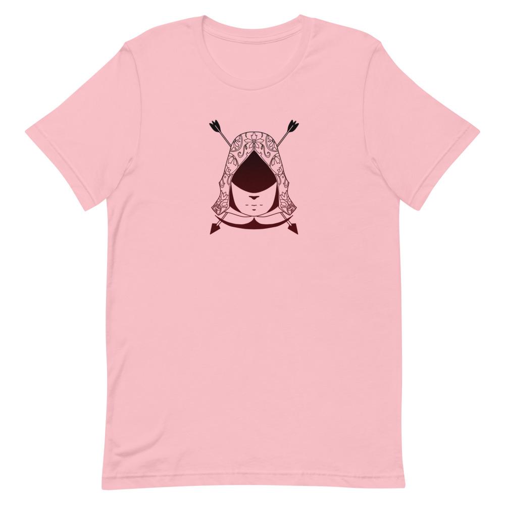 The Creed | Short-Sleeve Unisex T-Shirt | Assassin's creed Threads and Thistles Inventory Pink S 