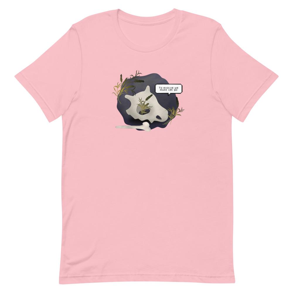 To Evolve | Short-Sleeve Unisex T-Shirt | Pokemon Threads and Thistles Inventory Pink S 