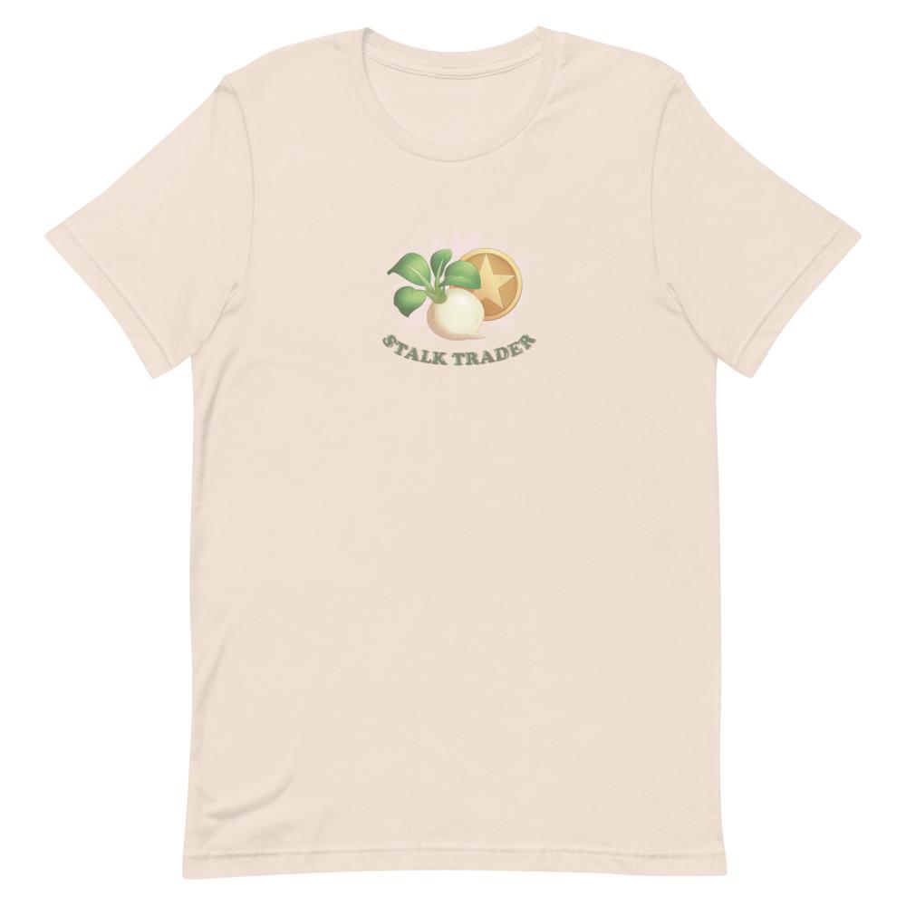 Stalk Trader | Short-Sleeve Unisex T-Shirt | Animal Crossing Threads and Thistles Inventory Soft Cream S 