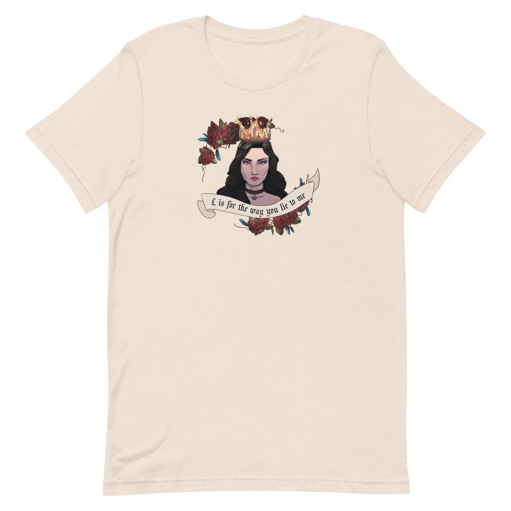 Lie to me | Short-Sleeve Unisex T-Shirt | The Witcher Threads and Thistles Inventory Soft Cream S 