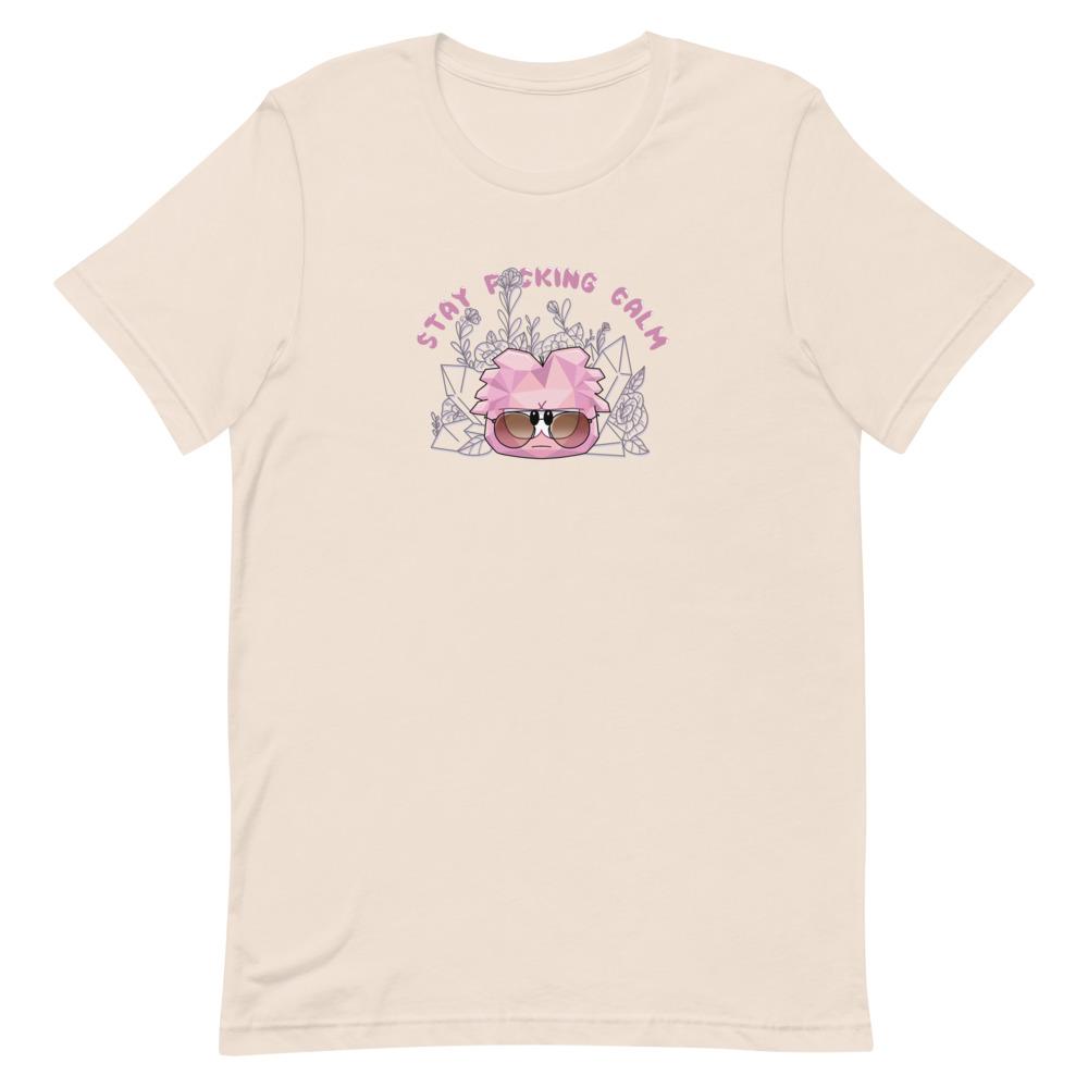Stay Calm | Short-Sleeve Unisex T-Shirt | Club penguin Threads and Thistles Inventory Soft Cream S 