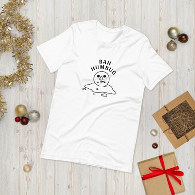 Bah Humbug | Short-Sleeve Unisex T-Shirt | Animal Crossing Threads and Thistles Inventory White S 