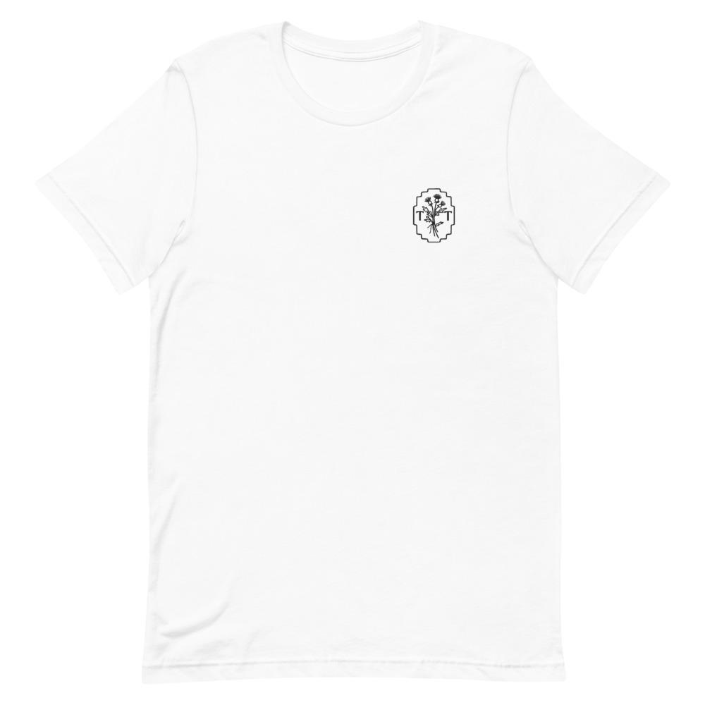 TTInventory Brand Logo | Short-Sleeve Unisex T-Shirt Threads and Thistles Inventory White S 