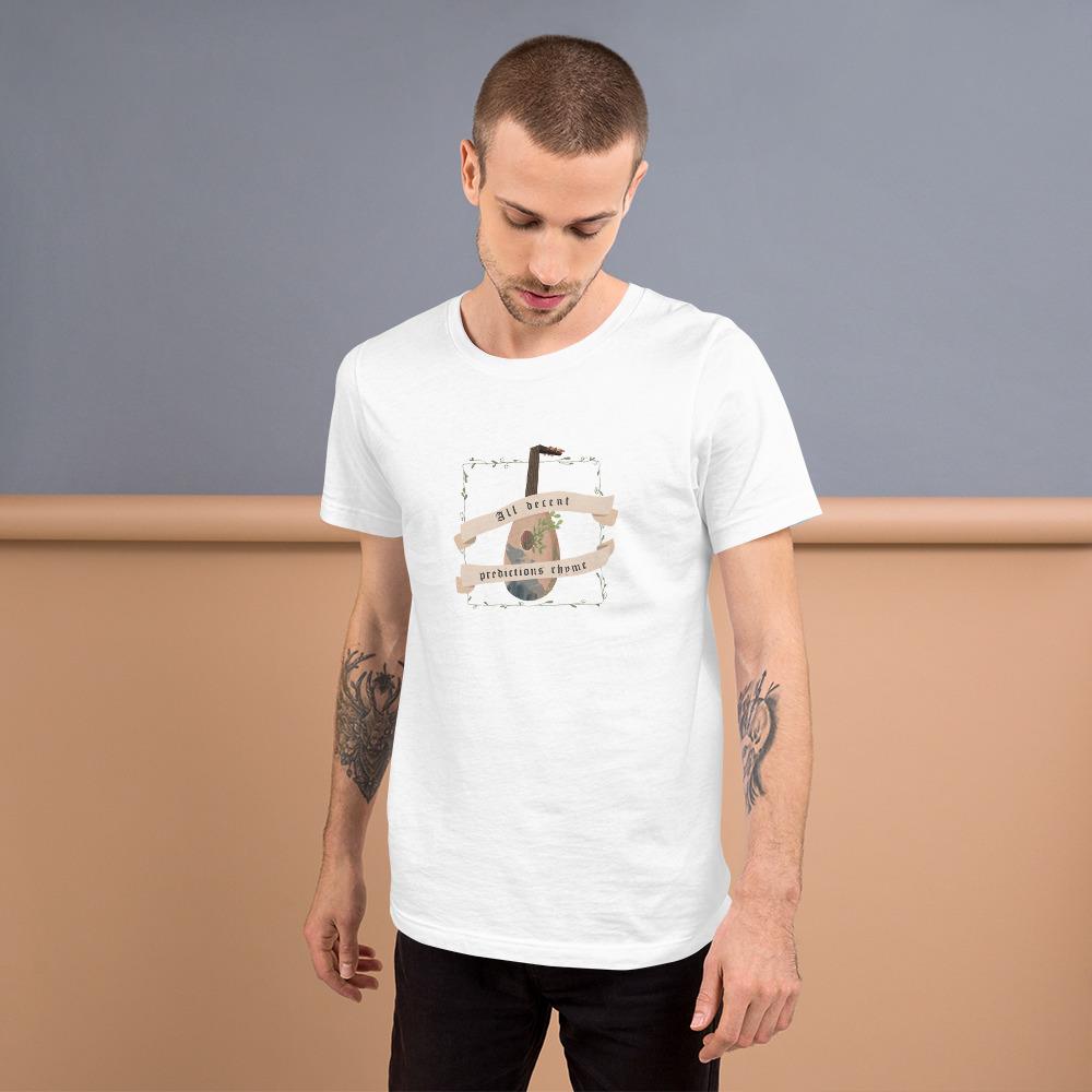 Predictions Rhyme | Short-Sleeve Unisex T-Shirt | The Witcher Threads and Thistles Inventory 