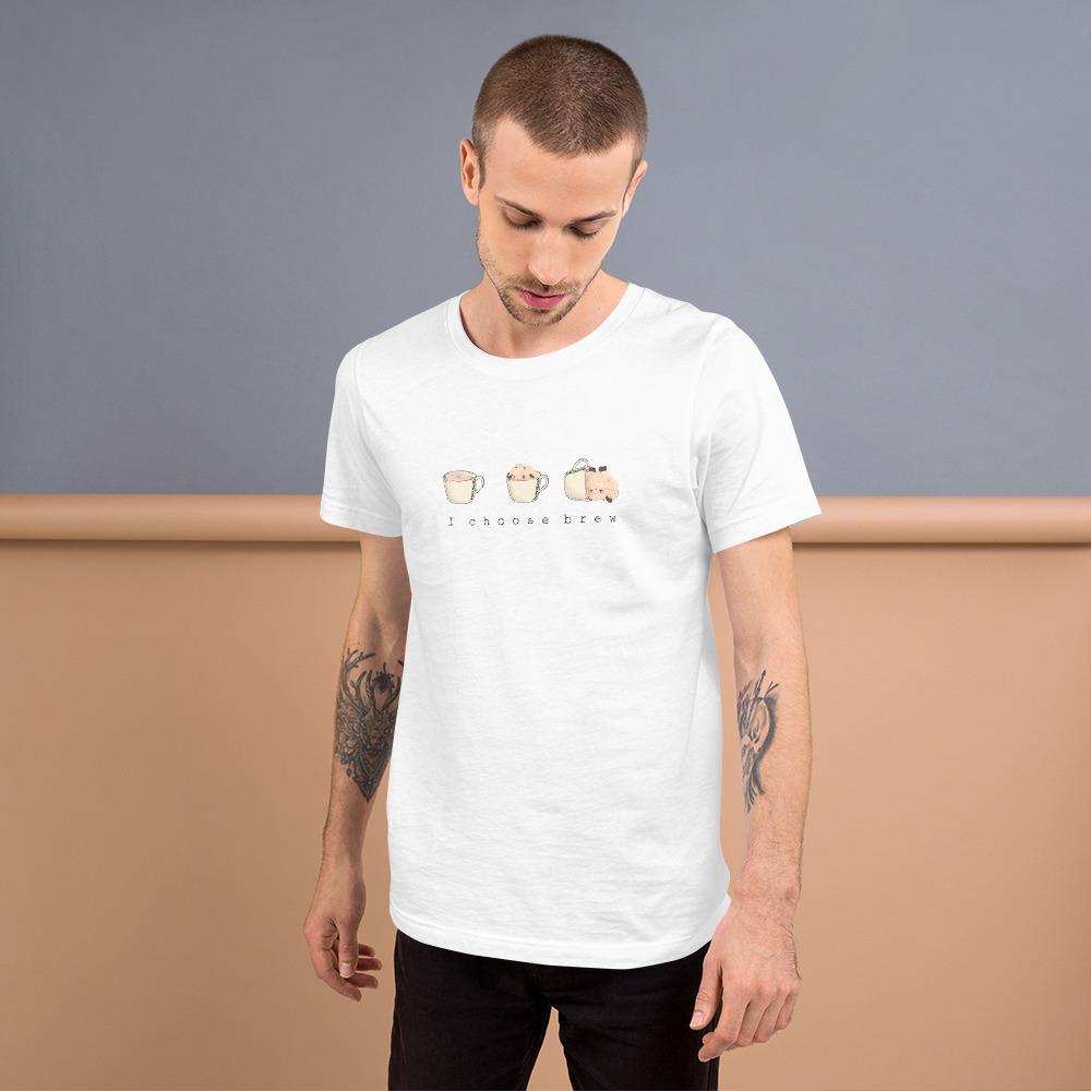 I Choose Brew | Short-Sleeve Unisex T-Shirt | Pokemon Threads and Thistles Inventory 