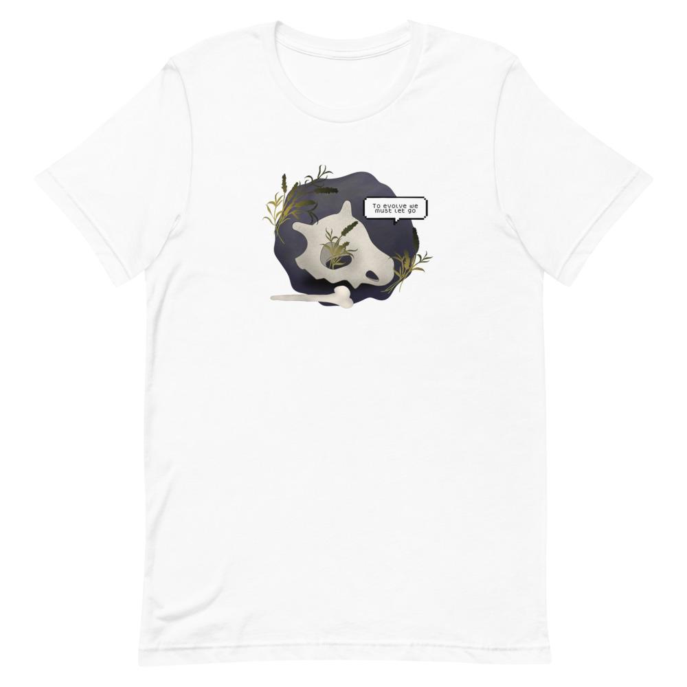 To Evolve | Short-Sleeve Unisex T-Shirt | Pokemon Threads and Thistles Inventory White XS 