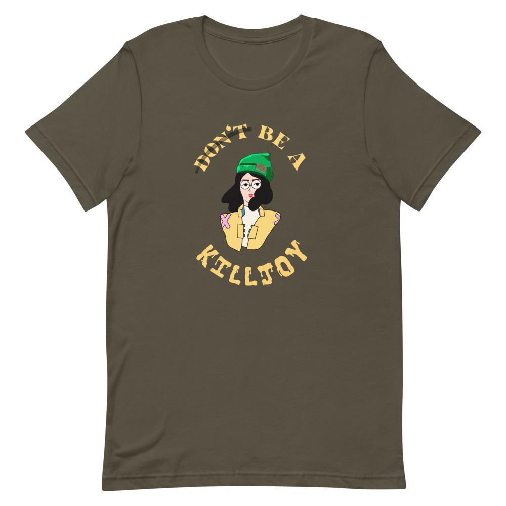 Killjoy | Short-Sleeve Unisex T-Shirt | Valorant Threads and Thistles Inventory Army S 