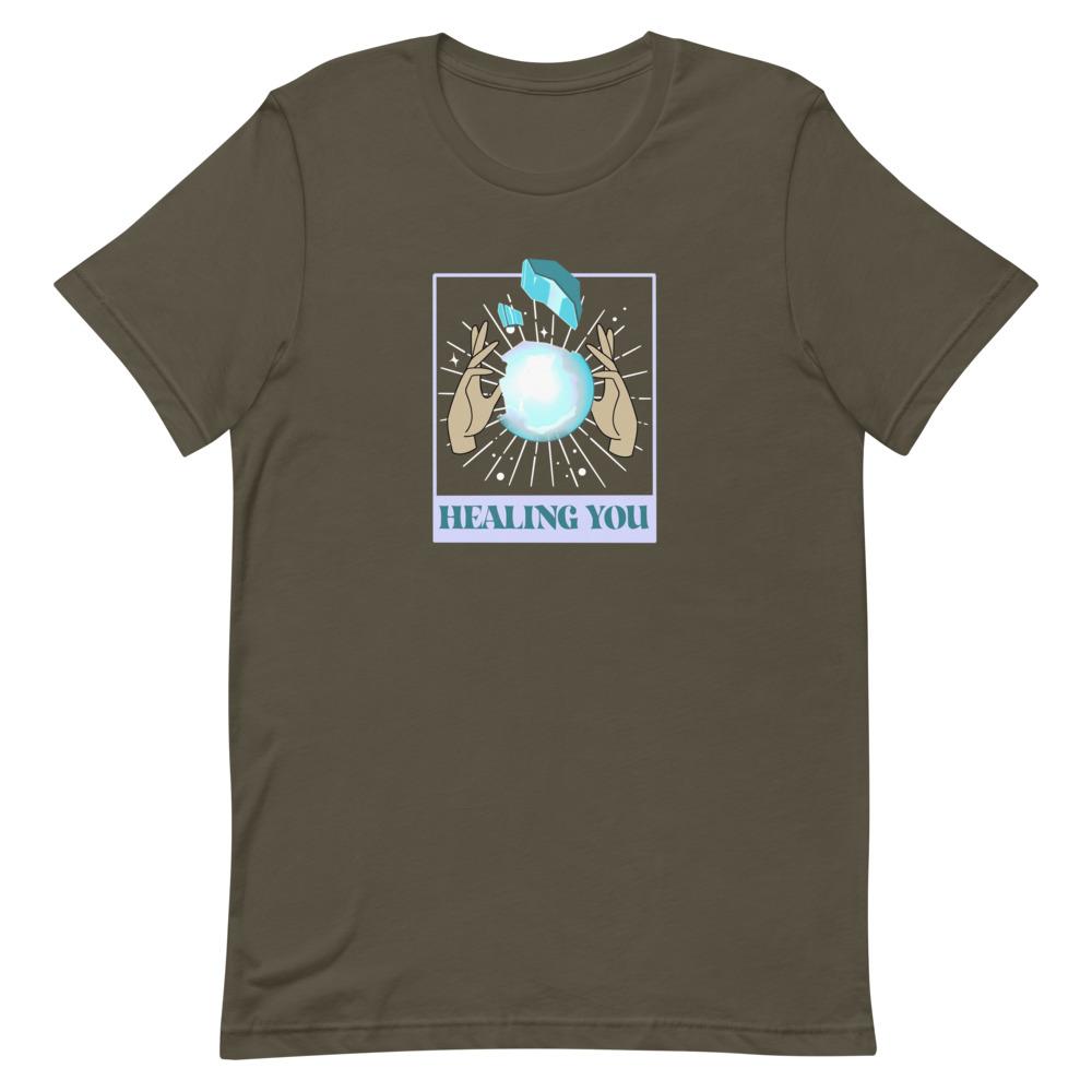 Healing You | Short-Sleeve Unisex T-Shirt | Valorant Threads and Thistles Inventory Army S 