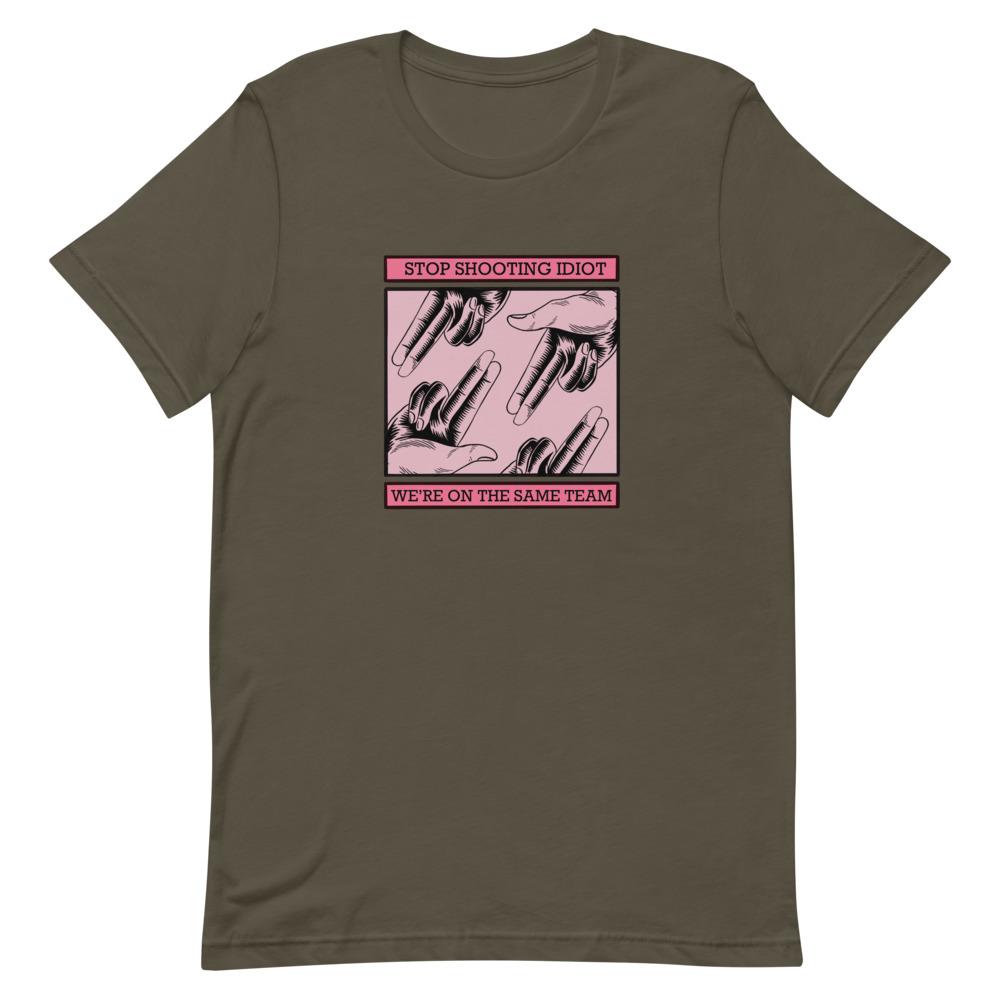 Same Team | Short-Sleeve Unisex T-Shirt | FPS/TPS Threads and Thistles Inventory Army S 