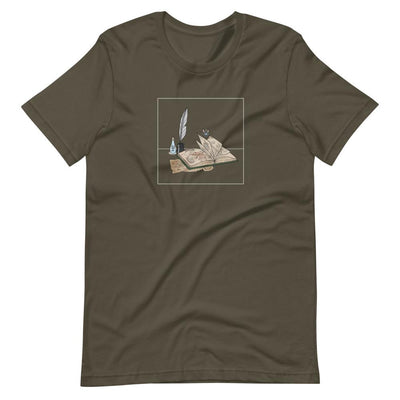 The Guide | Short-Sleeve Unisex T-Shirt | The Legend of Zelda Threads and Thistles Inventory Army 4XL 