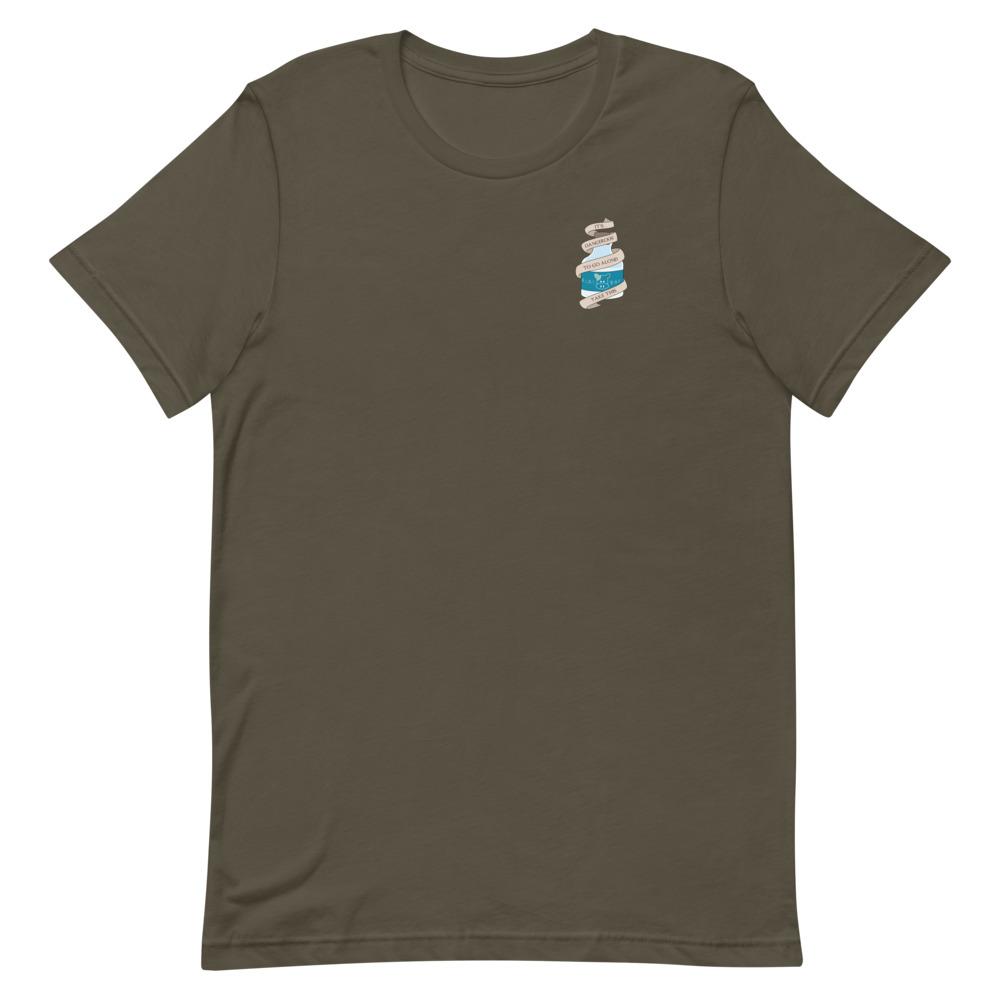 Take This | Short-Sleeve Unisex T-Shirt | The Legend of Zelda Threads and Thistles Inventory Army S 