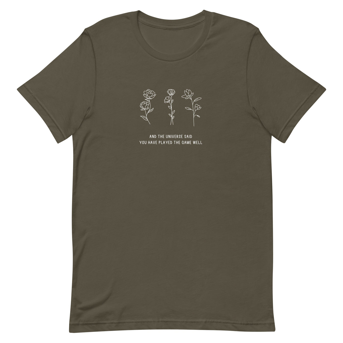You Have Played the Game Well | Unisex t-shirt | Minecraft Threads and Thistles Inventory Army S 