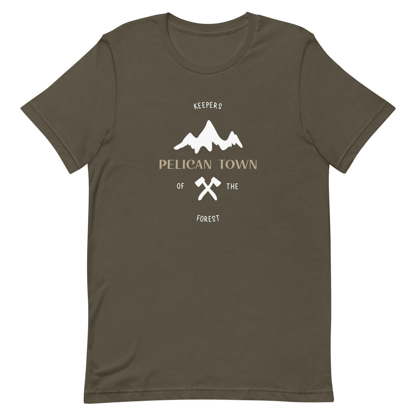 Pelican Town | Unisex t-shirt | Stardew Valley Threads and Thistles Inventory Army S 