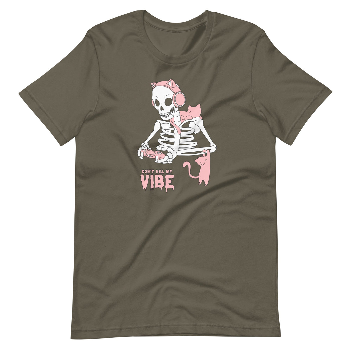 Don't Kill my Vibe | Fall Unisex t-shirt Threads & Thistles Inventory Army S 