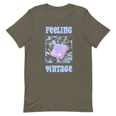 Feeling Vintage | Unisex t-shirt | Retro Gaming Threads & Thistles Inventory Army S 